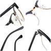 Classic Half Frame Myopic Glasses Anti Blue Light Blocking Glasses Men Women Shortsighted Eyeglasses Goggles