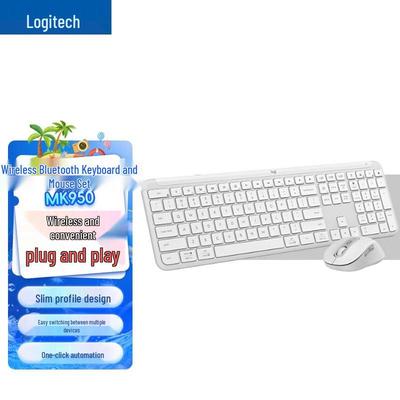 Logitech MK950 Беспроводной двухрежимный комплект клавиатуры и мыши
