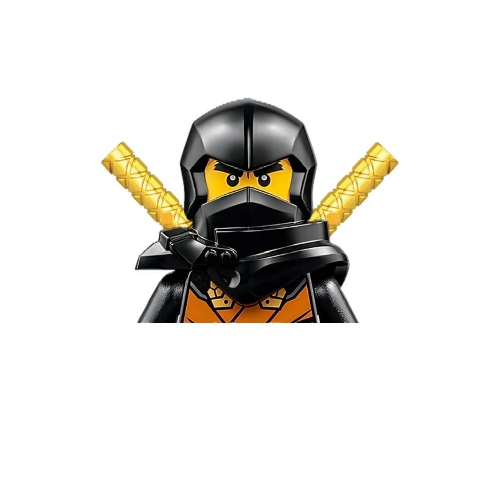 Набор Ниндзя Конструктор Драконы Огненного Леса Запретная Пятерка Мини Фигурки Игрушки