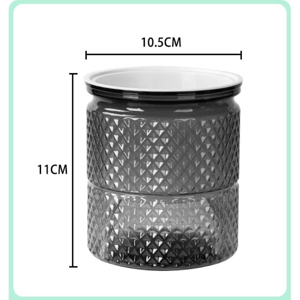 Imitation Glass Aquatic Plant Containers Transparent Green Plant Flowerpot Hydroponic Flowerpot