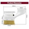 CNC-Spindle Dust Shoe Collector 70mm 75mm 80mm 85mm 90mm 100mm Dust Boot Cleaner for Spindle Motor Router Machine Cover