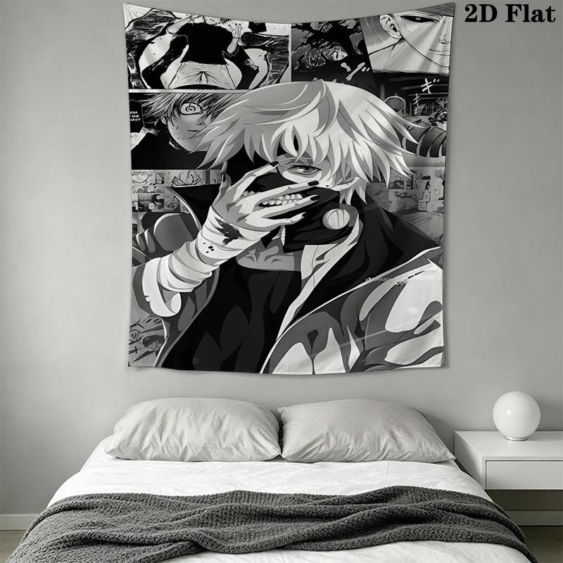 Tokyo Ghoul Re Tapestry Fashion Print Wallmounted Background Cloth Atmospheric Background Cloth Christmas Gift