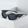 Personalized new cat eye sunglasses, European and American trend street photography hip-hop special-shaped glasses fashion sunglasses