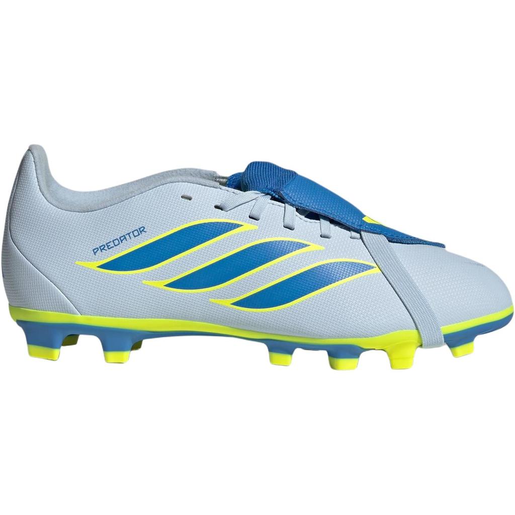 adidas Predator Club Стиль с язычком FG/MG Удобная Легкая Поддержка Низкие Футбольные Бутсы Детские Футбольные Бутсы Небесно-Голубые KI8897