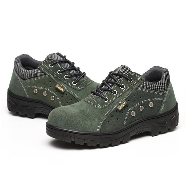 Мужская обувь со стальным носком, рабочая защитная обувь, дышащие ботинки без шнуровки, кроссовки, обувь, защита от разбивания, пирсинг