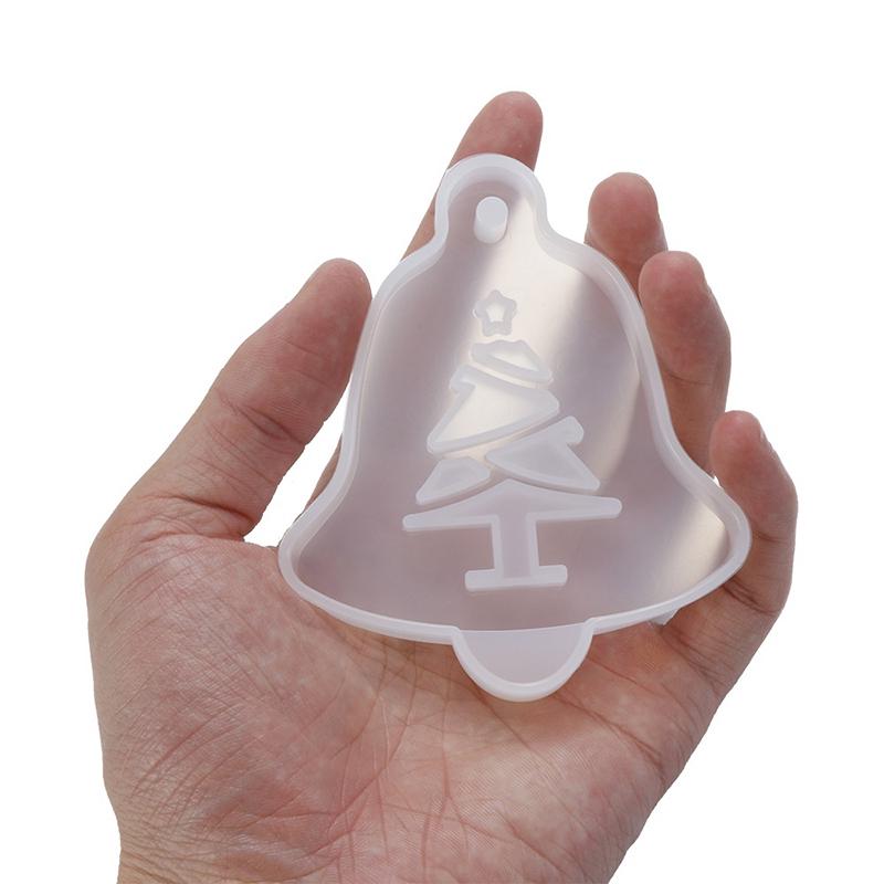 Рождественская елка DIY Смола Кристалл Эпоксидная форма Снежинка Лось Подвеска Сумка Украшение Смола Аромат Гипсовая штукатурка Силиконовая форма