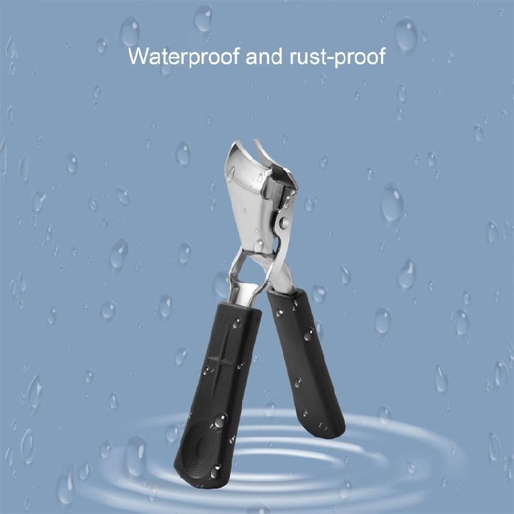 Наклонный кусачки для ногтей с широким захватом для толстых ногтей на ногах, из нержавеющей стали. Изогнутый резак для ногтей на ногах для взрослых.