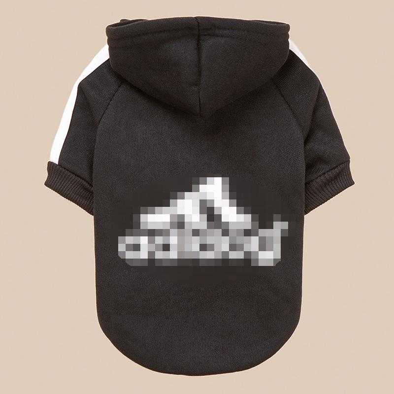 Свитер с капюшоном на четыре лапы для собак и кошек с разноцветными пуговицами - Осенне-зимняя одежда для питомцев.