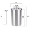 Мясоварка-пароварка из нержавеющей стали с термометром, Форма-пресс для деликатесного мяса для сэндвичей, ветчины, колбасы,