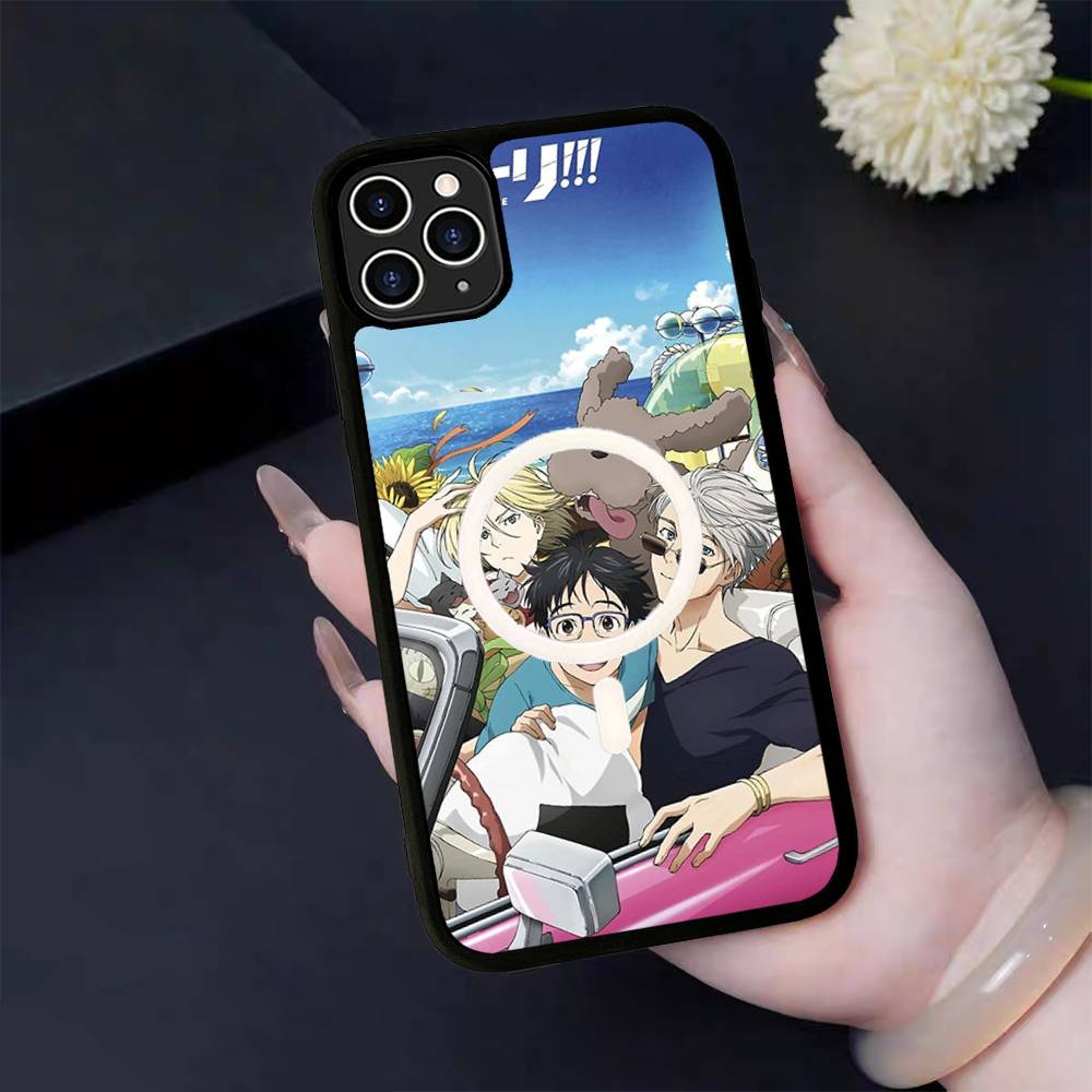 Спортивное аниме YURI ON ICE BL Для Magsafe Магнитный Беспроводной Чехол для Телефона Для IPhone 11 12 13 14 15 16 17 Pro Max Plus Чехол