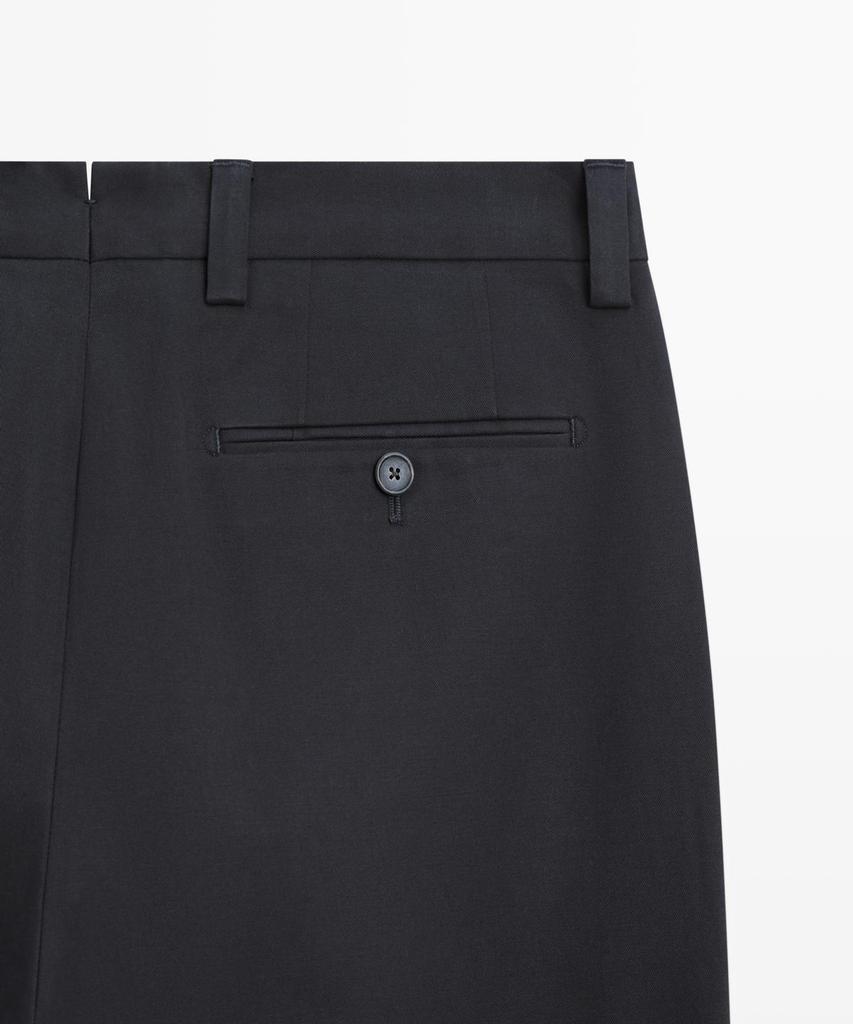Брюки Masimodutti tailored fit с зауженными книзу штанинами