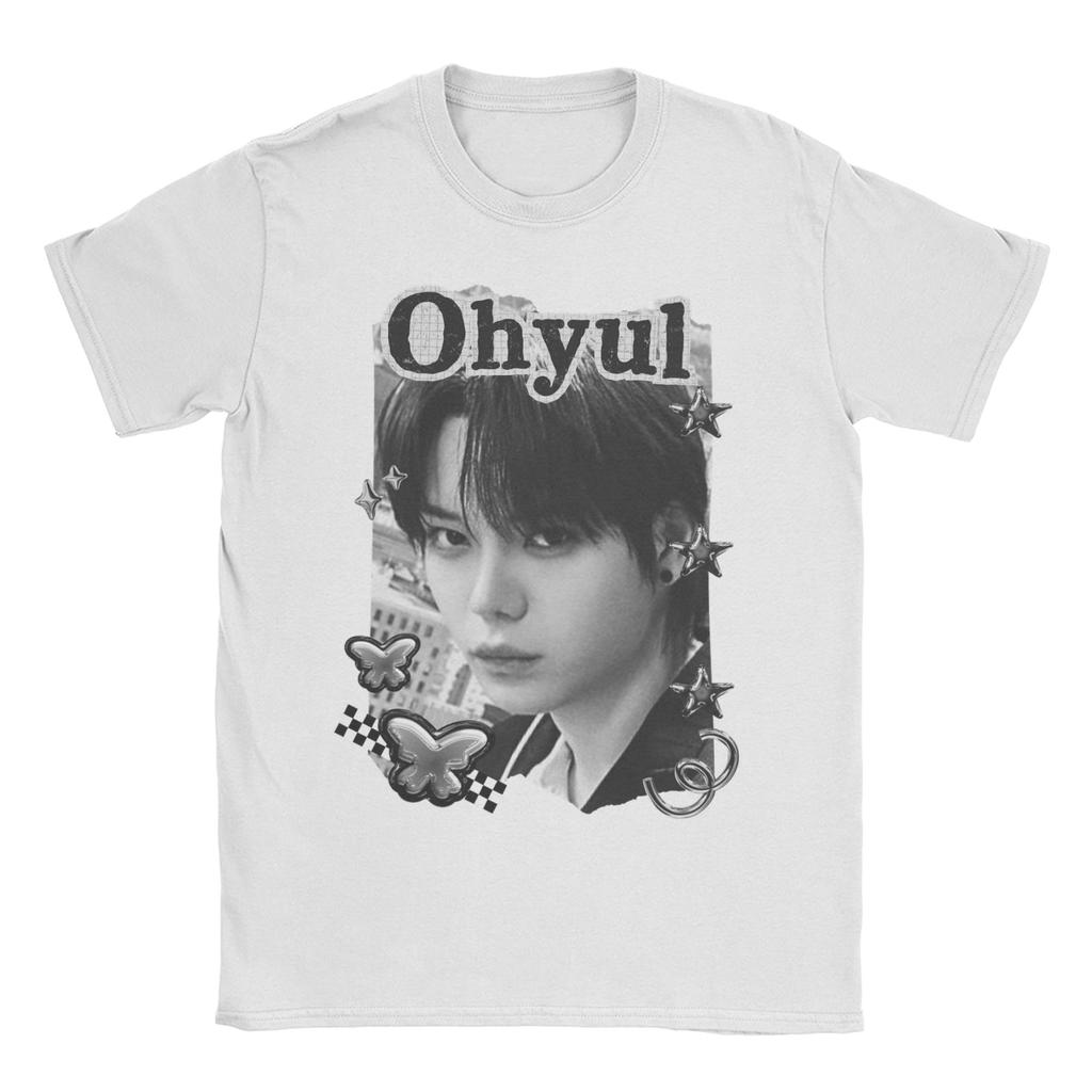 Lngshot Woojin Rising K-Pop Hip-Hop Group kpop T-Shirts for Unisex Women 100% Cotton Tees Short Sleeve T Shirts Summer Clothes