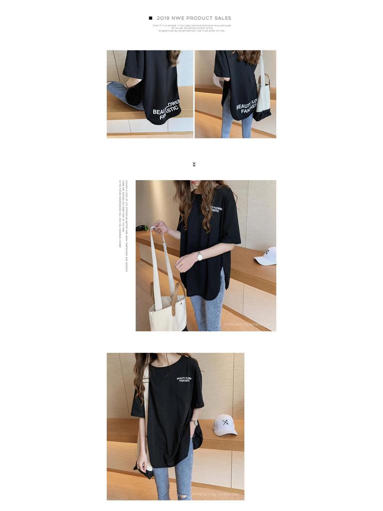 Женская футболка белого цвета со средним рукавом и модным дизайном букв - летний простой топ-пуловер с круглым вырезом