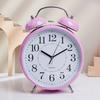 8-Inch metal bell, creative silent alarm clock, student bedroom luminous clock, alarm clock