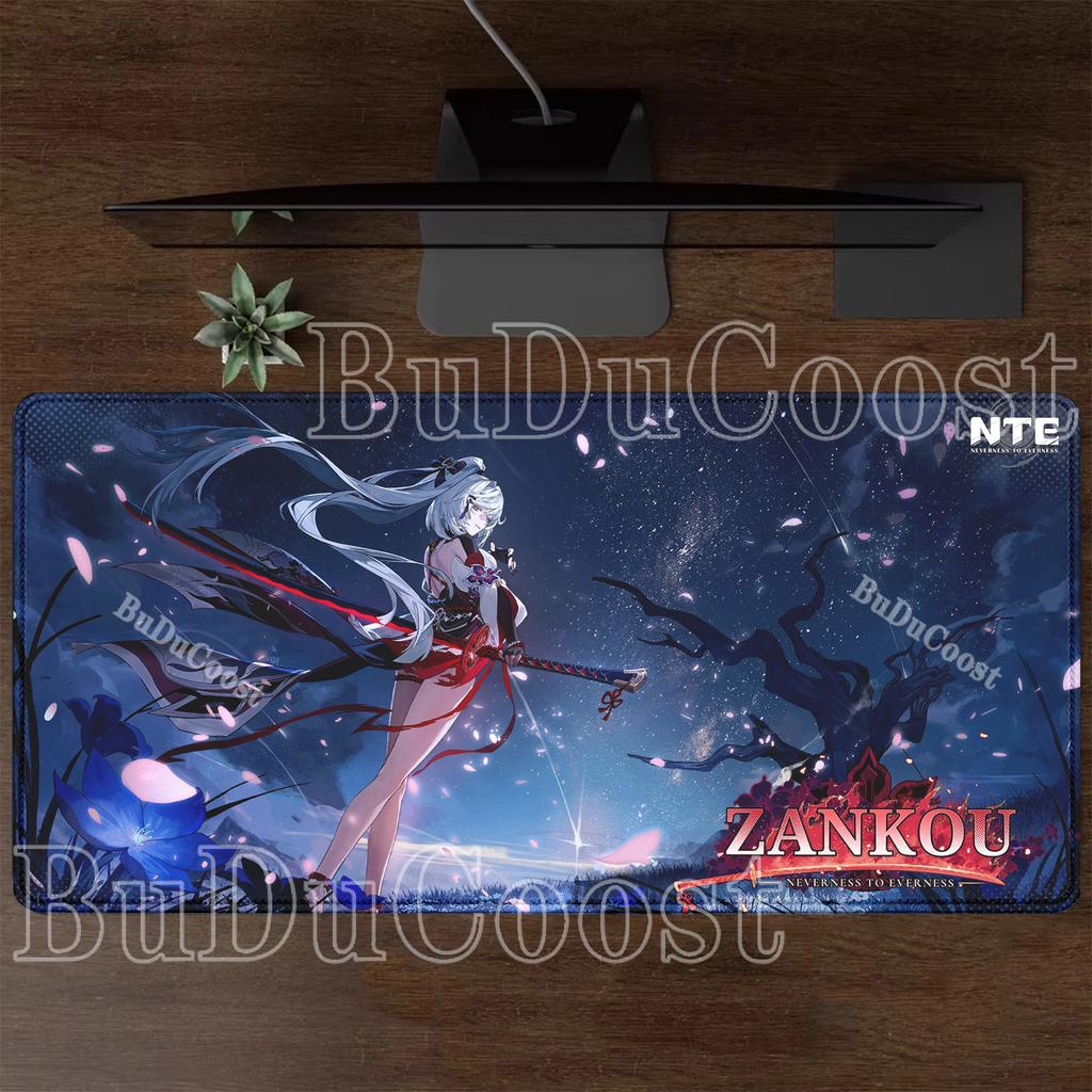 New Zankou Gaming NTE Neverness To Everness Anime Girl Mouse Pad Non-Slip Offices Accessories Mousepad HD Printing XXL Desk Mat