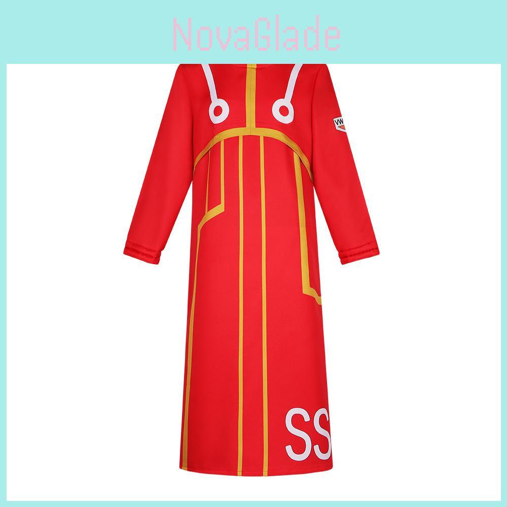 Костюм для косплея Пиратского Короля из One Piece, куртка Луффи, аниме-наряд, одежда для ролевых игр