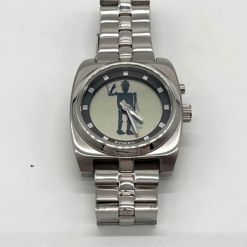 Б/у [Супер редкий полный комплект] В комплекте фигурка робота Fossil BIGTIC BG-1045