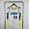 Indiana Pacers City Edition Basketball Jersey Haliburton 0 White 2025 Season Heat Pressed Fan Wear