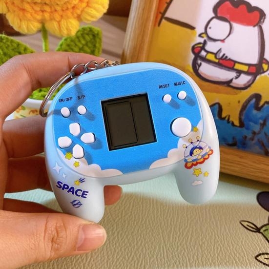 Мини Ручная Игровая Брелок-брелок Ретро Джойстик Игрушка Подвеска для Сумок Рюкзаков Креативный Электронный Гаджет Новинка Подарок для Детей Подростков Геймеров