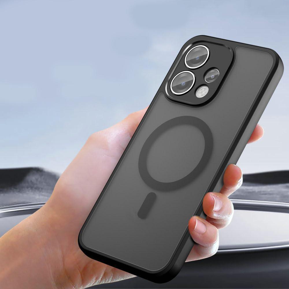 Чехол для Oppo Reno 15, для MagSafe, ERBORD Матовый чехол, черный