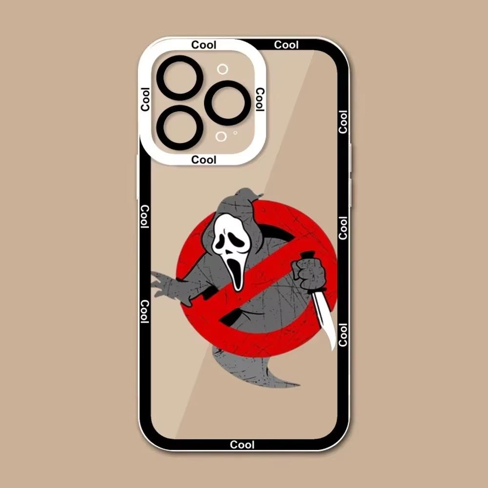 Чехол для телефона Ghostface Scream для iPhone 16 15 14 13 12 11 Pro Max XS X XR 7 8 SE Funda