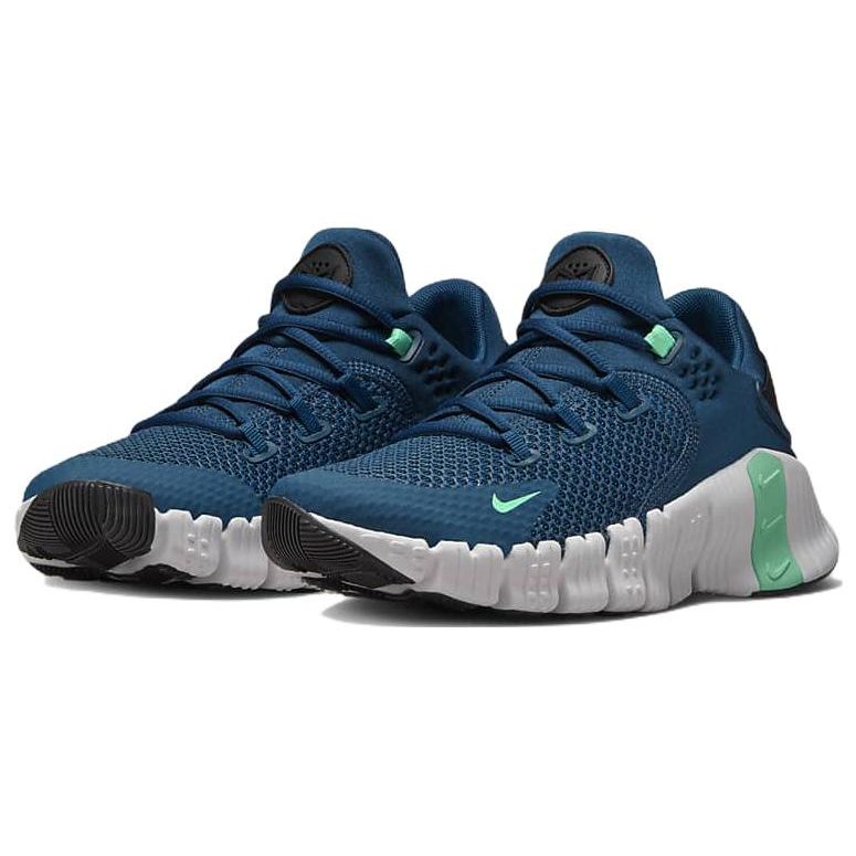 Nike Free Metcon 4 Valerian Blue Женские кроссовки Черные, зеленые, светящиеся CZ0596-401