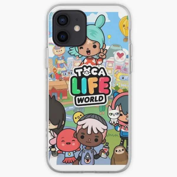 Toca Boca Чехол для iPhone Прочный Чехол для телефона Настраиваемый для iPhone X XS XR Max 6 6S 7 8 Plus 11 12 13 14 Pro Max Mini Цветок