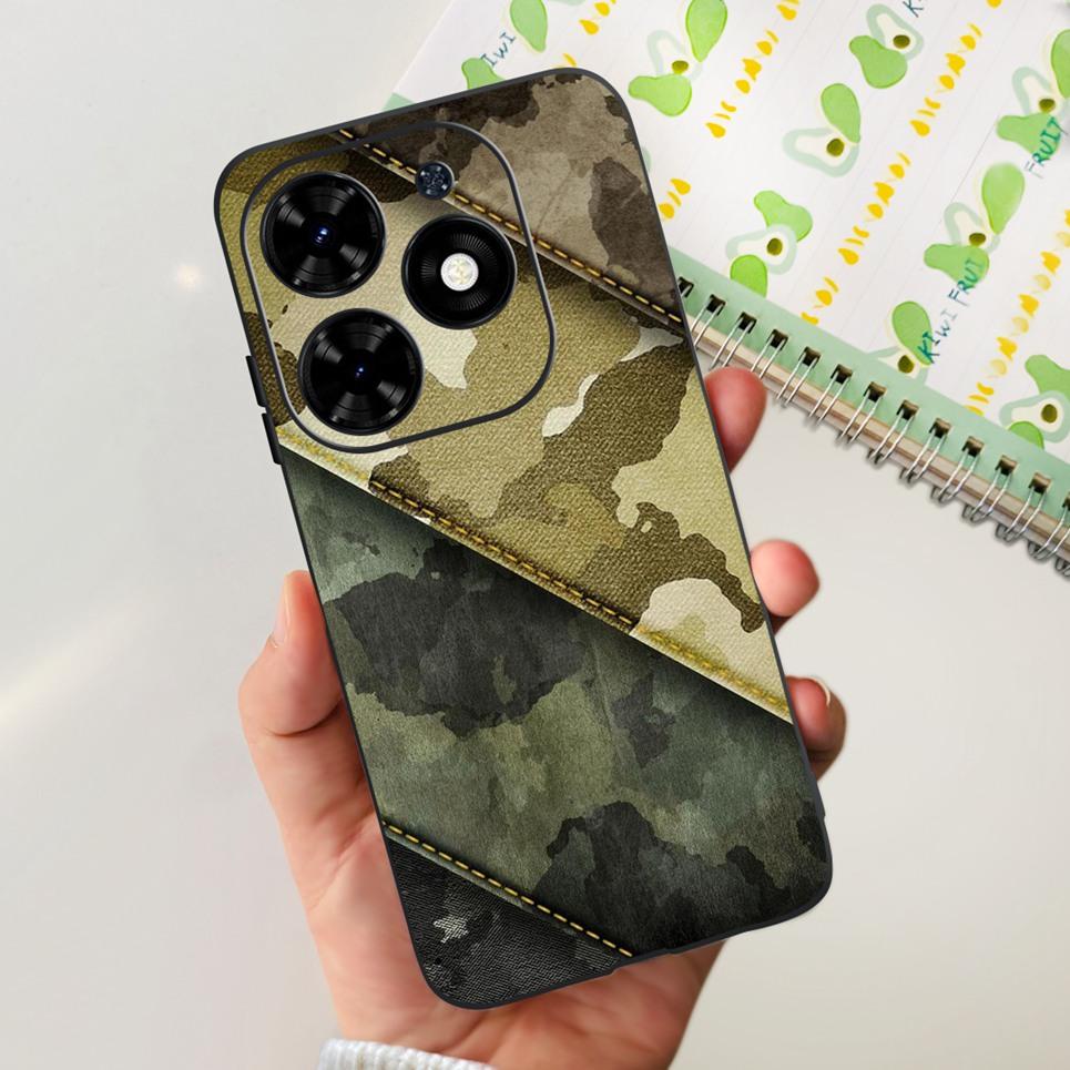 Чехол Funda Для Infinix Hot 40i Hot40i 2023 Новая Мода Задняя Крышка Цветная Печать Картины Чехлы Для Телефона На Hot 40 i Мягкий Матовый