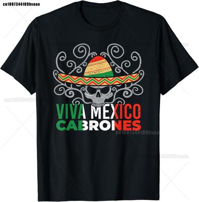 Viva Mexico Cabrones Mexican Patriot Pride Cinco De Mayo T-Shirt