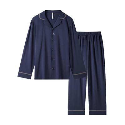 Мужской пижамный комплект HLA Three-Body из 95% хлопка, антибактериальный, с воротником