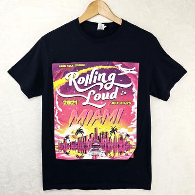 Rolling Loud 2021 Miami Shirt Small DMX Travis Scott Post Malone ASAP Rocky Unisex T-Shirt