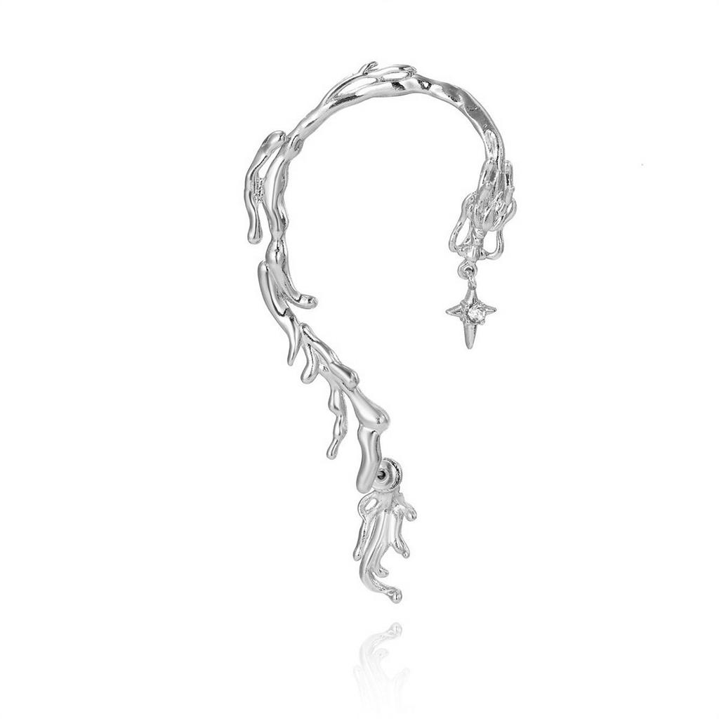 Серьги-гвоздики в стиле панк-дракон, висячие женские серьги-гвоздики, нишевый дизайн, высококачественные милые, крутые, горячие серьги для девушек