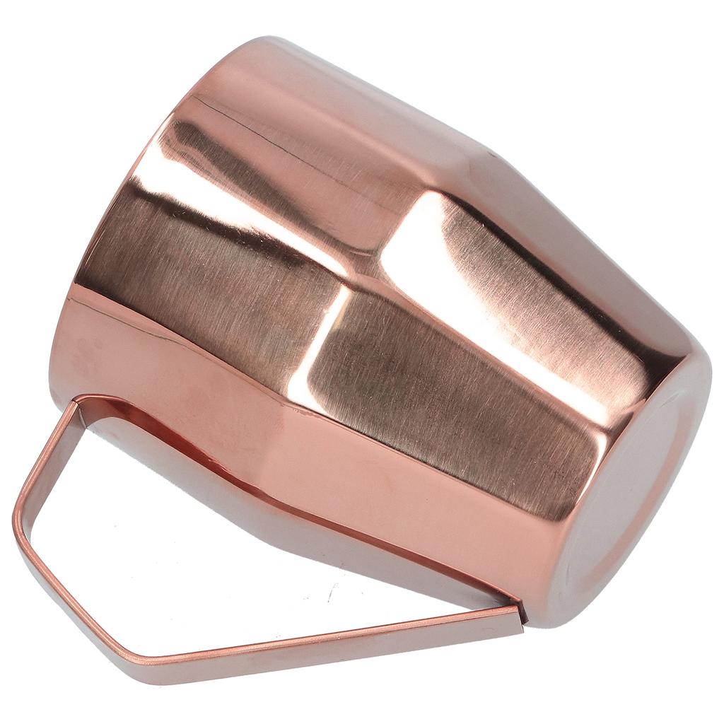 Кружка 304 Нержавеющая сталь Двухслойная Алмазная поверхность Европейская Чашка для кофе и воды с ручкой Розовое золото