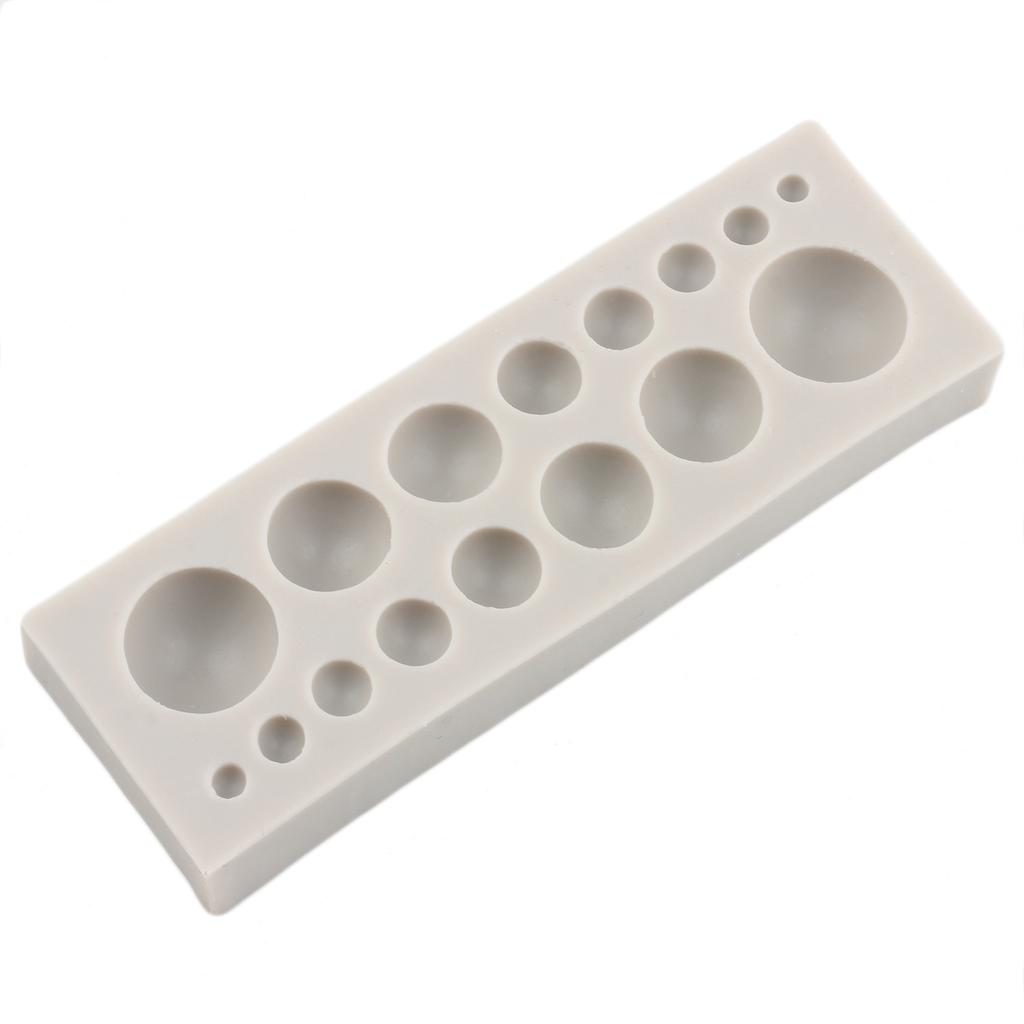 Жемчужная форма для помадки, жемчужная полусфера, шоколадные силиконовые формы для украшения торта, топпер для кексов, конфетная жевательная паста, формы из полимерной глины