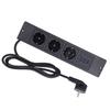 Встраиваемая сетевая планка 3 розетки 2 порта USB A 1 порт USB C PD20W Настольная розетка со шнуром 1,5 м Стандартная