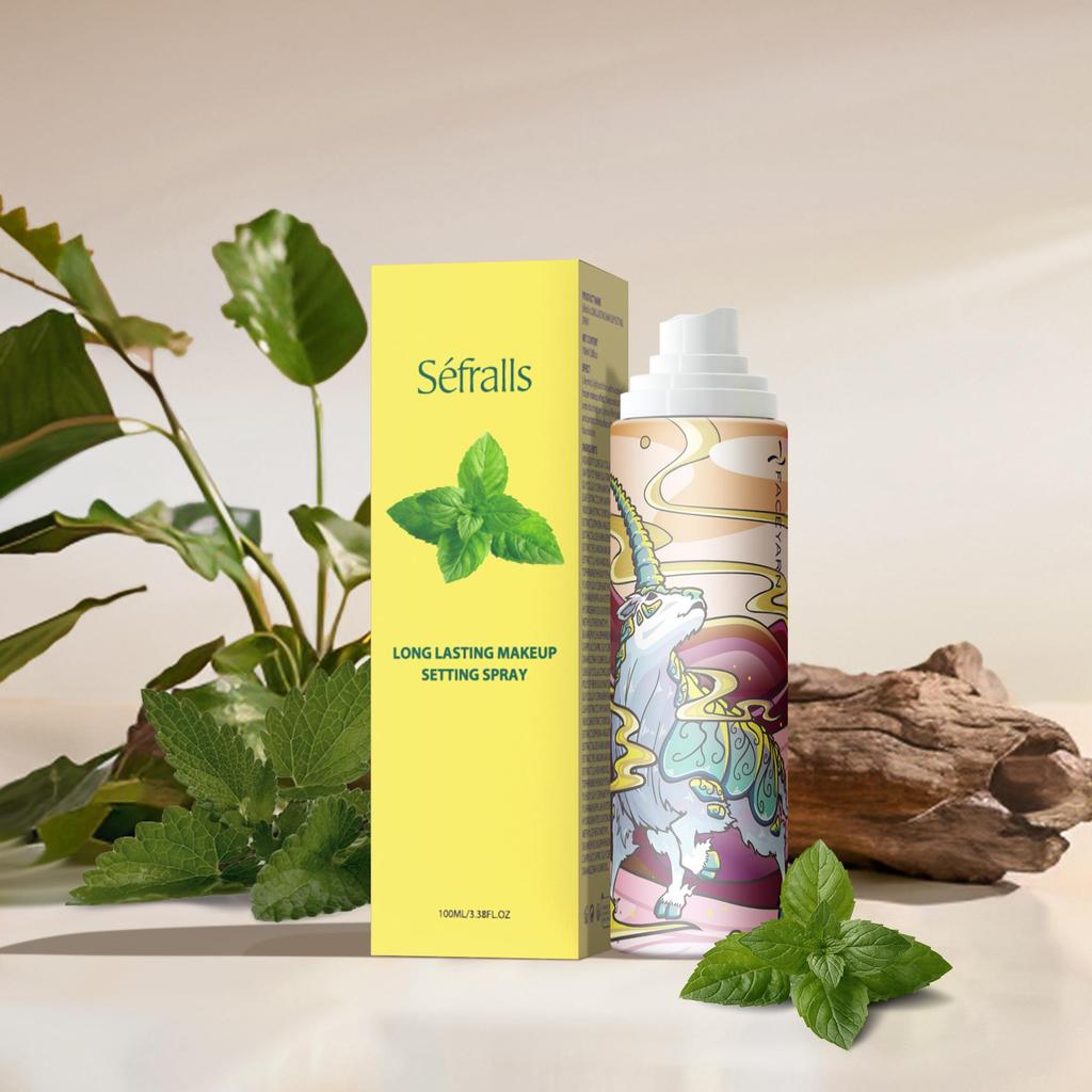 Спрей для фиксации макияжа Séfralls Long Lasting Makeup Fixing Spray 100 мл Можно использовать до и после макияжа, с легкой фиксирующей жидкостью, которая освежает