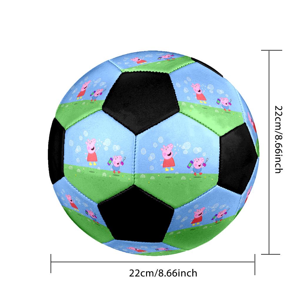 Peppa Pig Soccer Ball Colorful All Ages Machine Stitched PVC Competition Ready Durable High-Bounce.SIZE5
