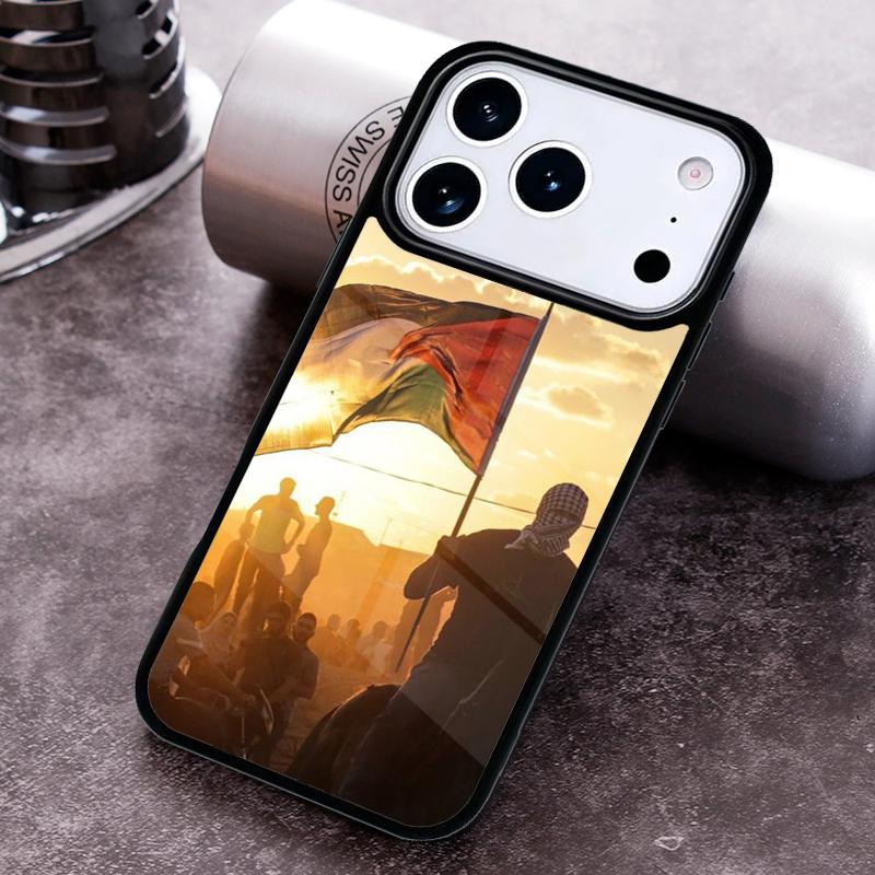 Бесплатный чехол для телефона с флагом Палестины для iPhone 17 16 15 Pro Max Air 14 13 12 11 Plus Ударопрочный чехол