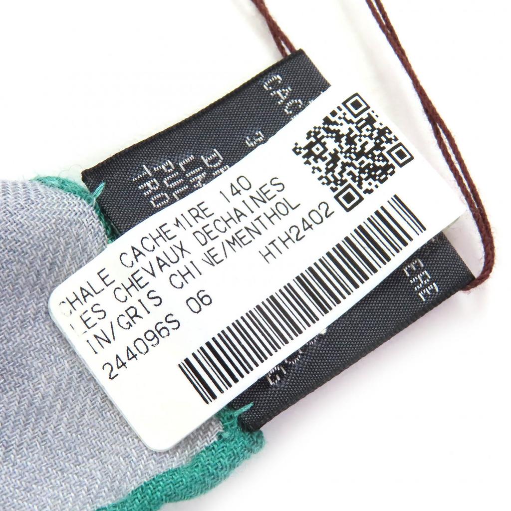 Pristine HERMES Stall Chevaux Deschenes Karegean Large Cashmere Women 244096S Used