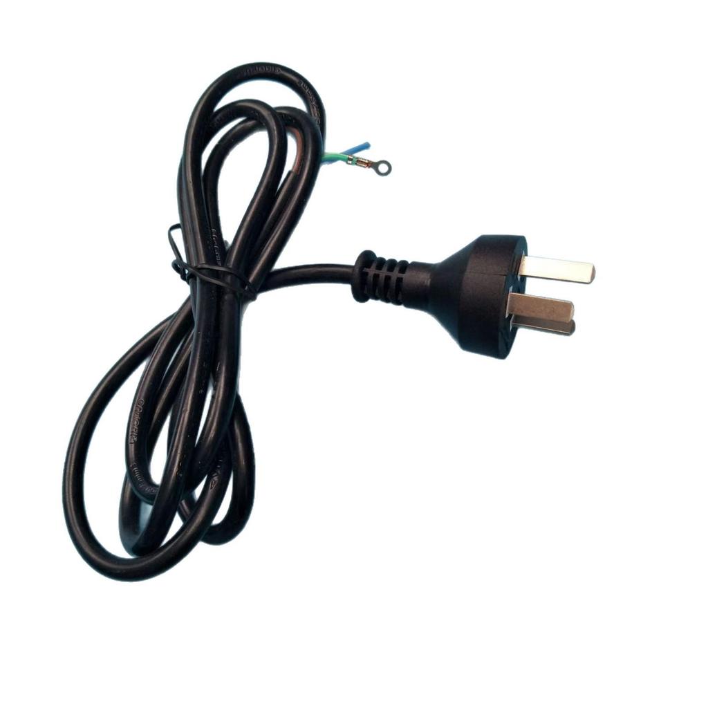 Three-Core Argentine Power Cord Plug for Small Appliances, 10A 250V, 3x0.75/1.0/1.5 Sq mm