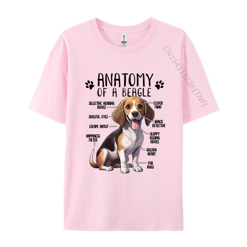 Beagle Anatomy Beagle Dog Tshirt Vintage Funny Tshirts Gifts TShirt T Shirts for Unisex Customized Tees Cotton