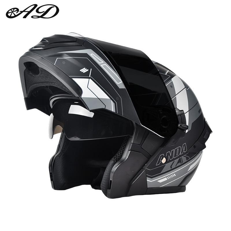 AD Electric motorcycle helmet for men and women, winter full-face motorcycle helmet, suitable for all seasons, safety helmet3C Certified Open-Face