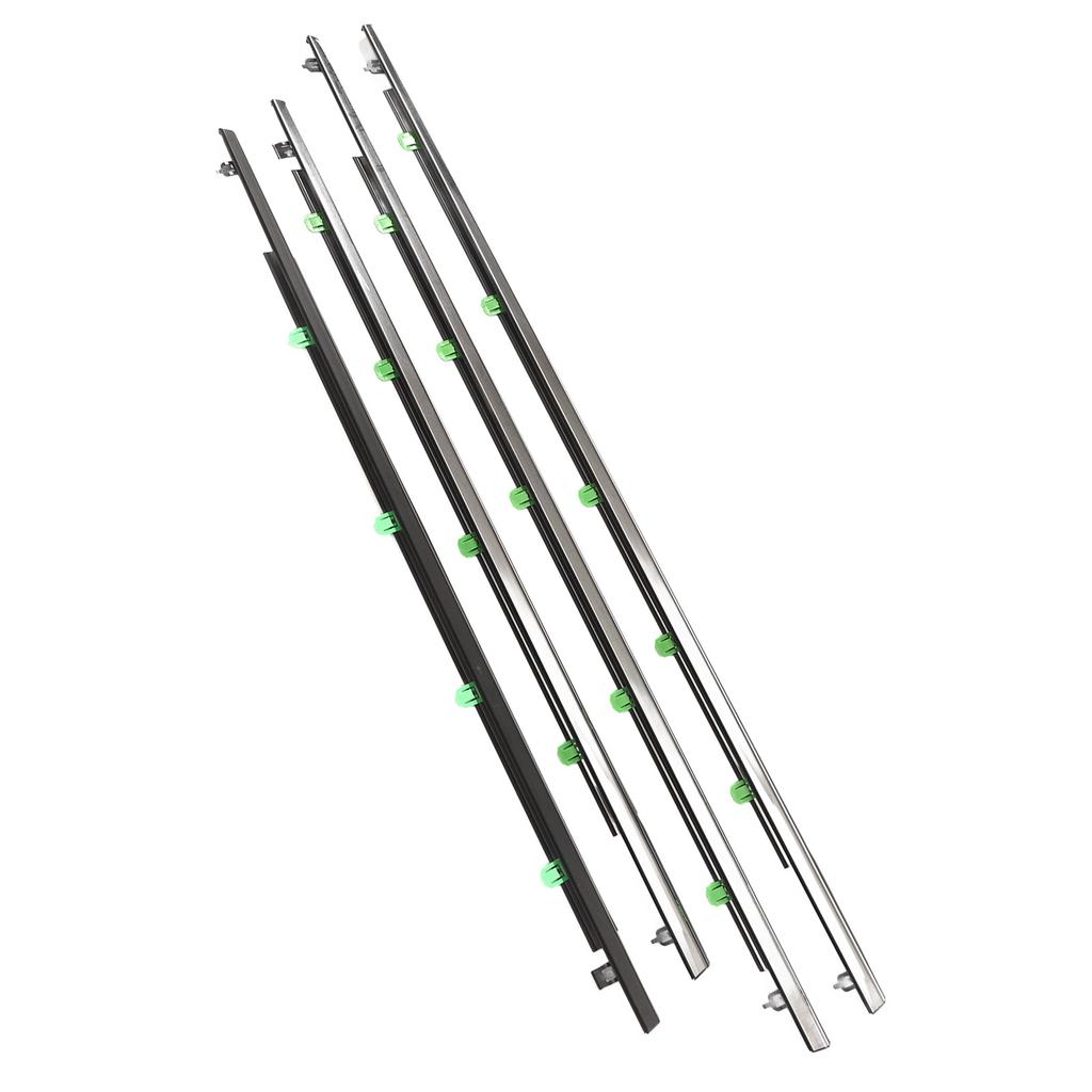 4Pcs Car Window Molding Trim High Stability 72410 SWA A01 Weather Strip Seal for CR‑V 2007‑2011