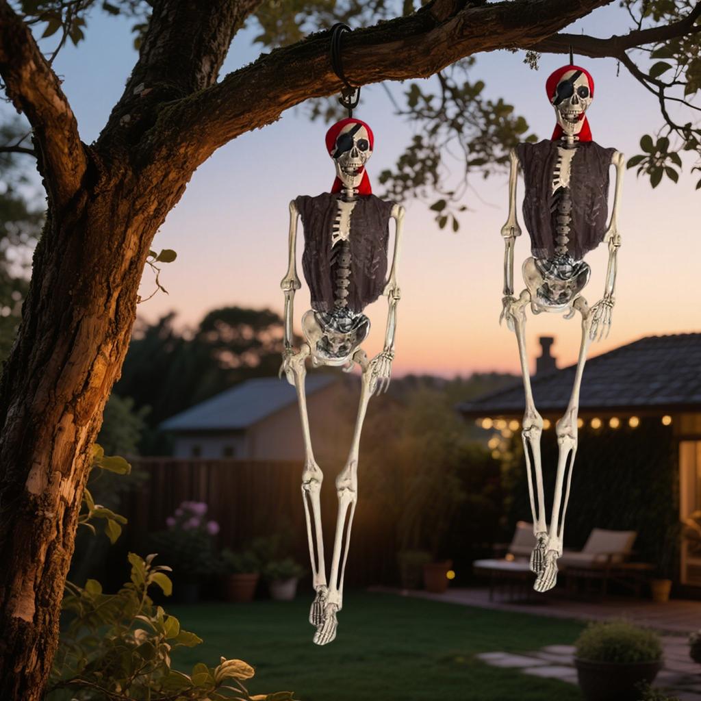 Halloween Full Body Skeleton Decoration Fake Corpse Skeleton Frame Mummy Skeleton Ornaments