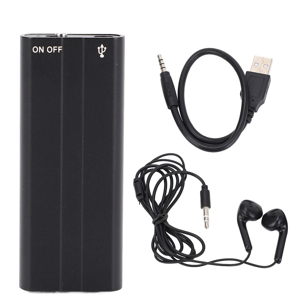 Цифровой диктофон Компактный HD Шумоподавление Загнутый Зажим Портативный Голосовой Диктофон