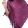 Spring And Summer Sun Protection New Female Hollow-Out Ice Silk Fringe With Elegant Temperament Loose Long Cape