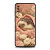 Чехол для телефона с дизайном ежика для Samsung Galaxy A56 A36 A26 A34 A17 A16 A06 A14 A12 A54 A72 A70 A24 A22 A20e A52 A50 A40 A32