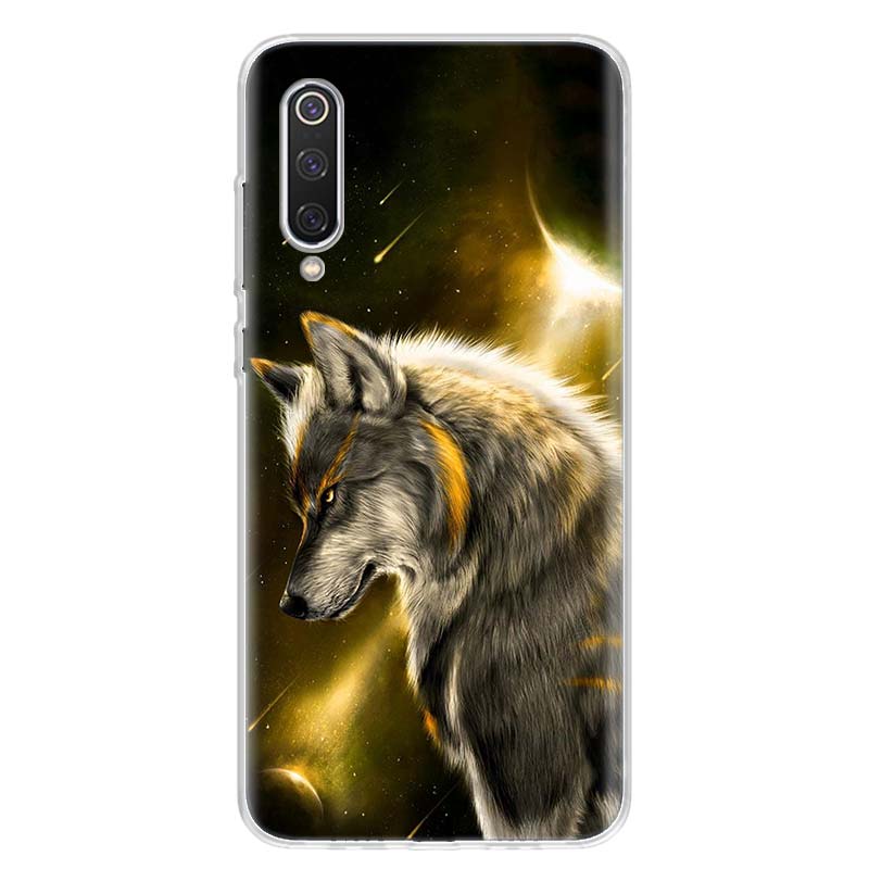 Картина Волк Животное Мягкий Чехол Для Телефона Для Xiaomi Redmi Note 15 14 14S 13 12 Pro Plus 12S 11 11S 11E 10 10S 11T 5G Fundas Coque Re