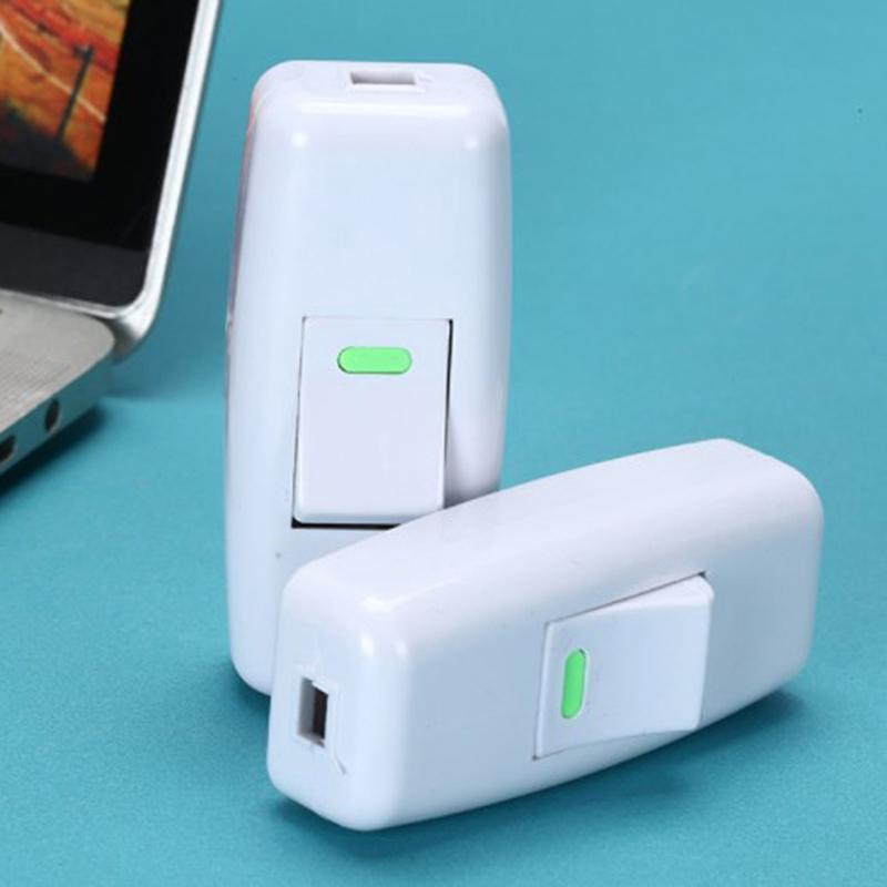 Выключатель света для дома Классический белый Встроенный ВКЛ/ВЫКЛ Настольная лампа Настольная лампа Кабель с выключателем Электроаксессуары