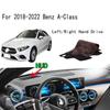Для 2018-2022 Benz A-Class W177 220 V177 200 Dashmat Крышка приборной панели Панель приборов Солнцезащитная изоляция Защитная накладка Ковер Украшения